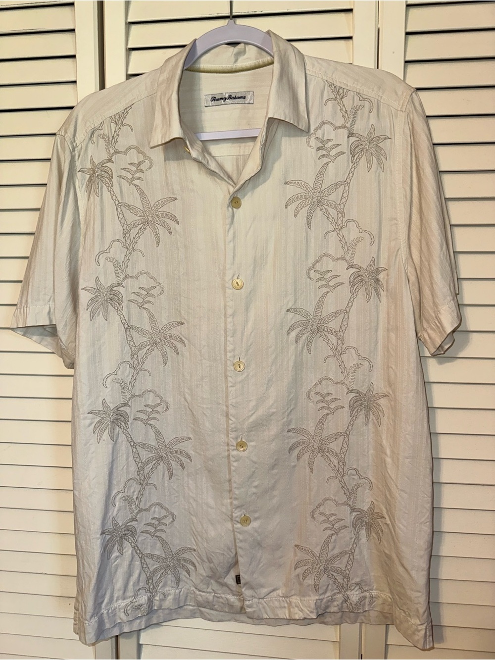 Vintage Tommy Bahama Palm Tree Camp Collar Shirt